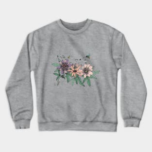 The Passionflower and the Bee Crewneck Sweatshirt